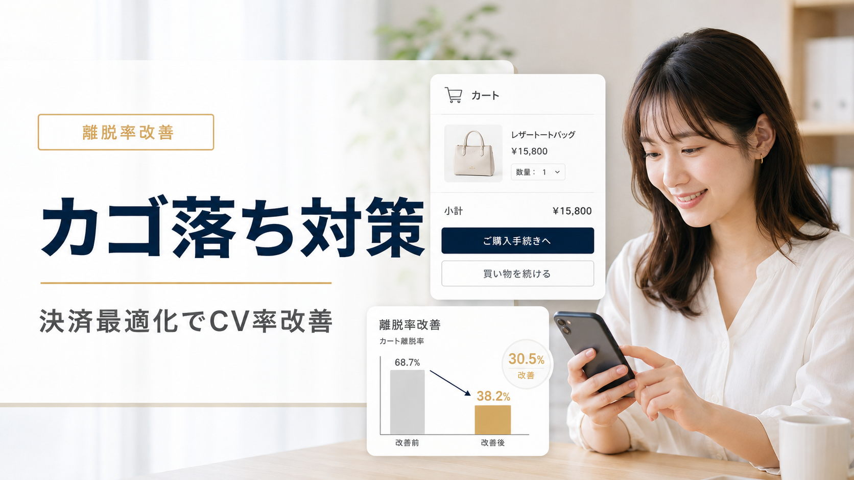 ECサイトのカゴ落ち対策｜決済最適化でコンバージョン率を改善する15の打ち手【2026年版】