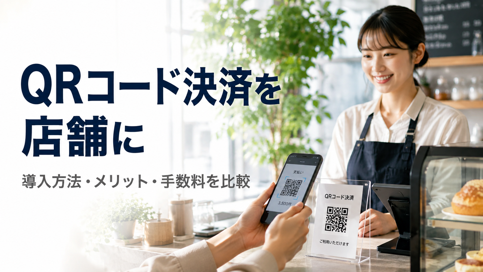 QRコード決済を店舗に導入する方法｜業種別おすすめサービスと手数料比較【2026年版】
